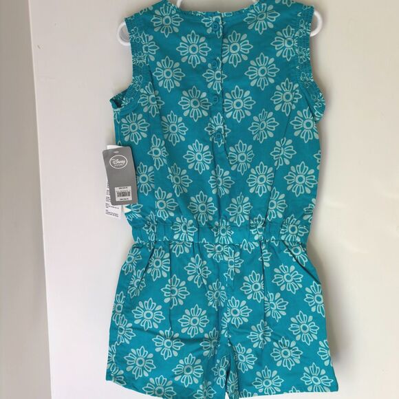 Disney Store Frozen Princess Elsa One Piece Fully Lined Romper Girl's Size 5-6 - Picture 2 of 6